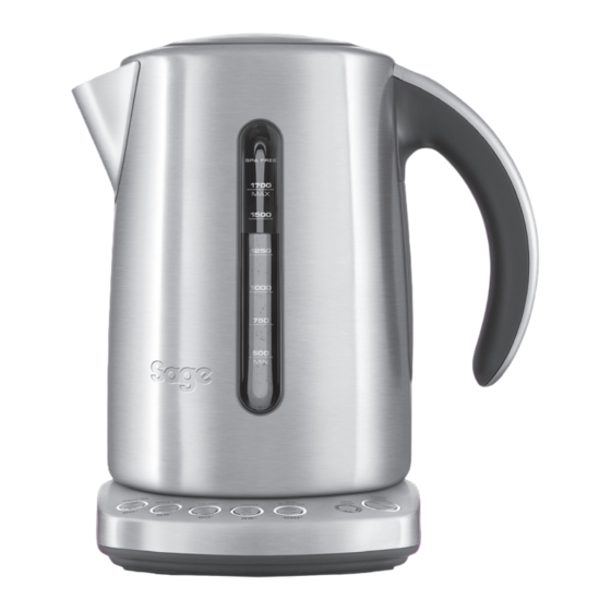 Sage he Smart Kettle Pure SKE825 Bedienungsanleitung