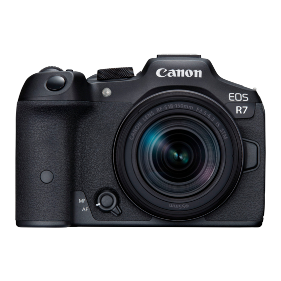Canon EOS R7 Erweitertes Benutzerhandbuch