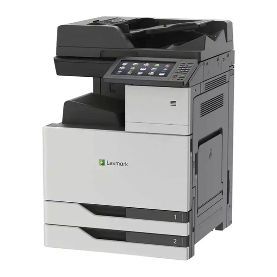 Lexmark C9235 Benutzerhandbuch