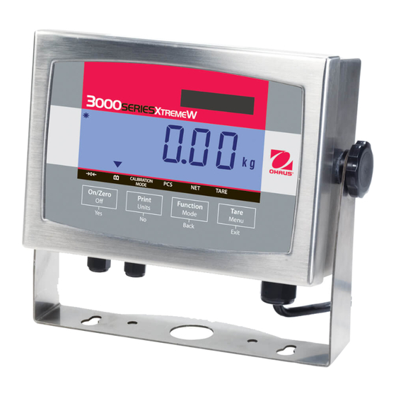 OHAUS T32XW Bedienungsanleitung