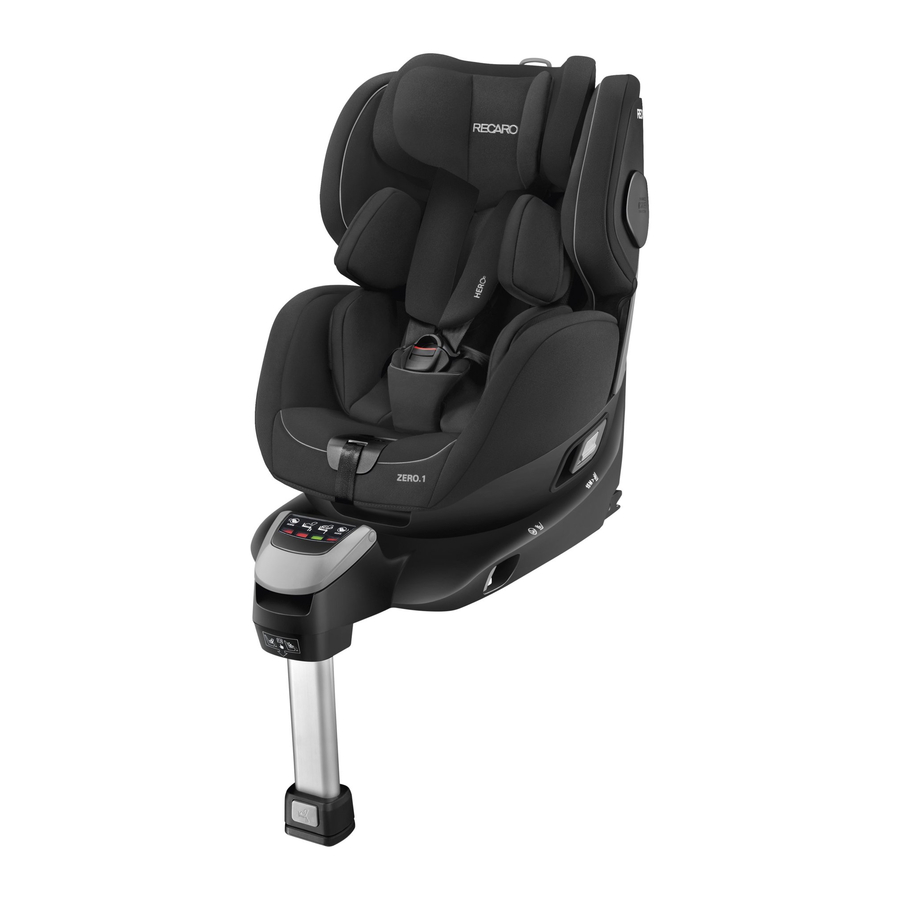 RECARO ZERO.1 Anleitung Für Installation Und Gebrauch