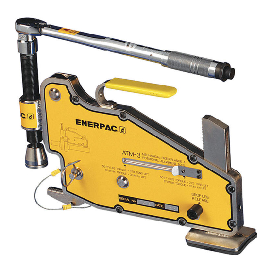 Operating Instructions Atm1 Enerpac ATM Serie Bedienungsanleitung