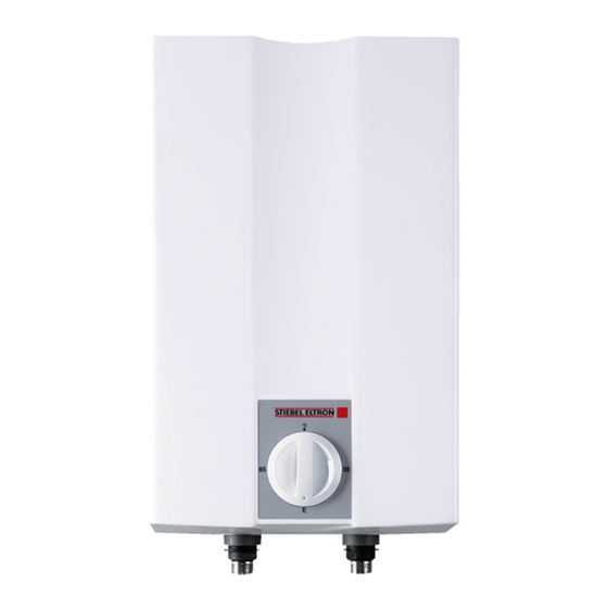 STIEBEL ELTRON UFP 5 h Bedienung Und Installation
