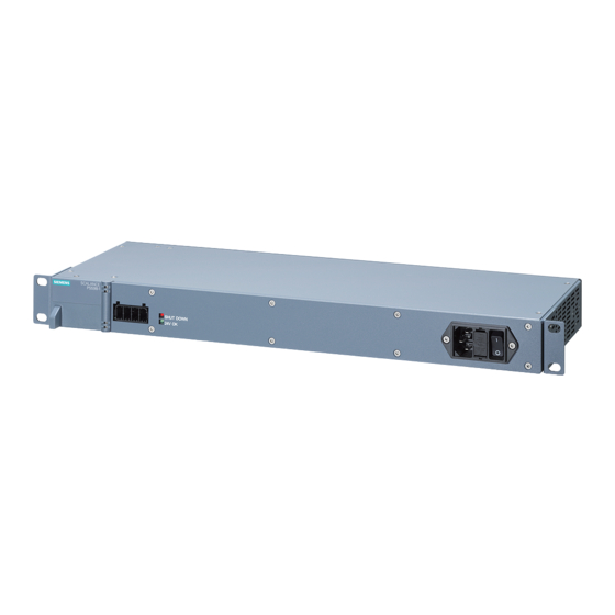 Siemens PS598-1 Kompaktbetriebsanleitung
