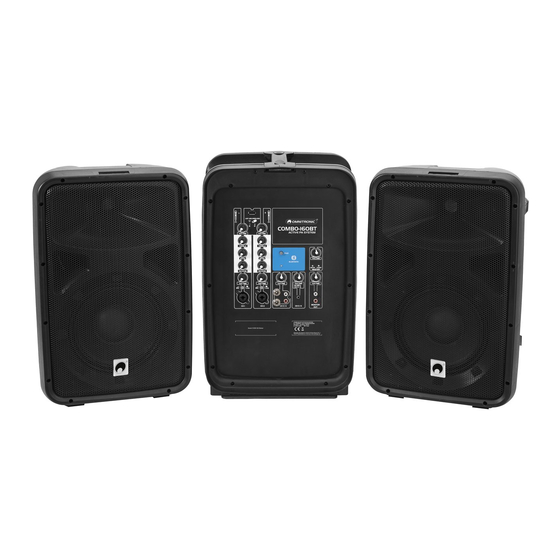 Omnitronic COMBO-160BT Bedienungsanleitung