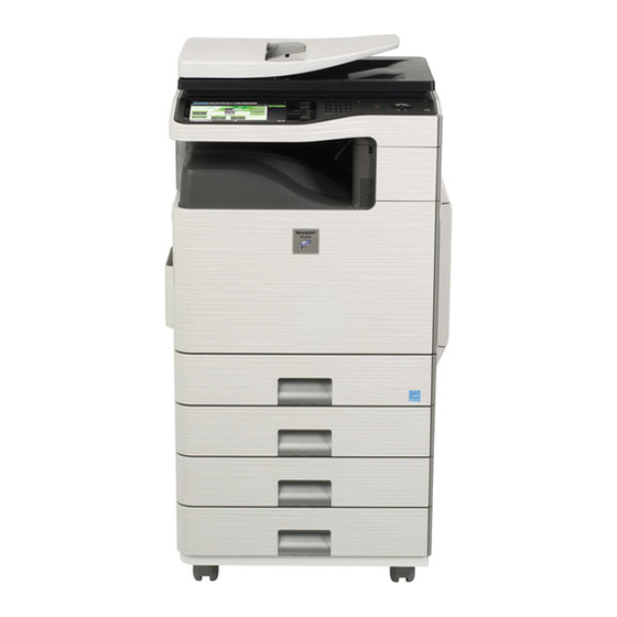Sharp MX-B381 Wartung Und Service