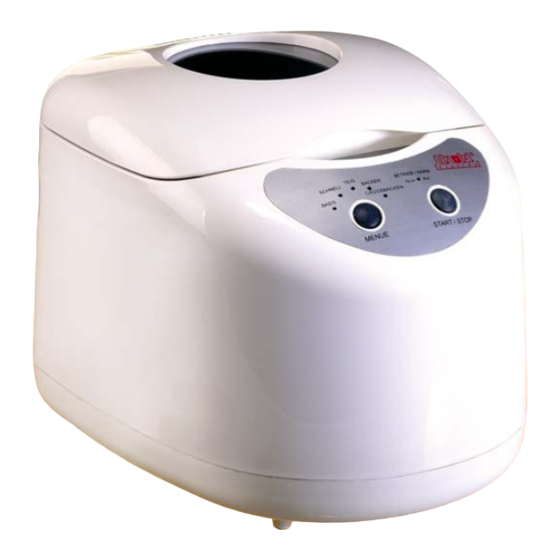 Unold Backmeister 8610 Bedienungsanleitung