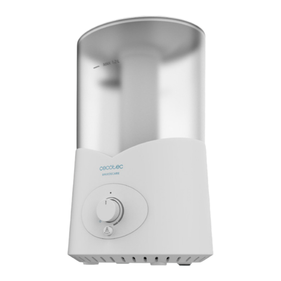cecotec BREEZECARE 2000 LIGHT Bedienungsanleitung