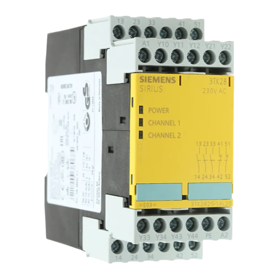 Siemens 3TK28 Series Funktionshandbuch
