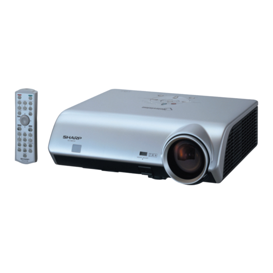 Sharp XG-MB70X Serviceanleitung