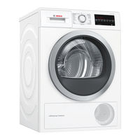 Bosch WTW85461FG Gebrauchs- Und Aufstellanleitung