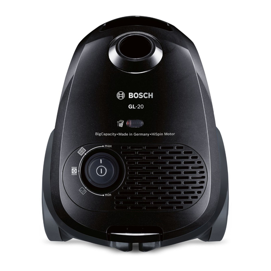 Bosch BGB2 Serie Gebrauchsanleitung
