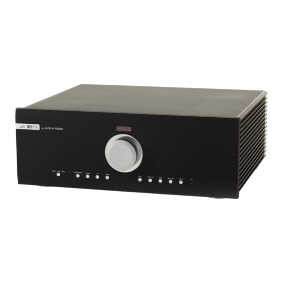 Musical Fidelity M8-PRE Bedienungsanleitung