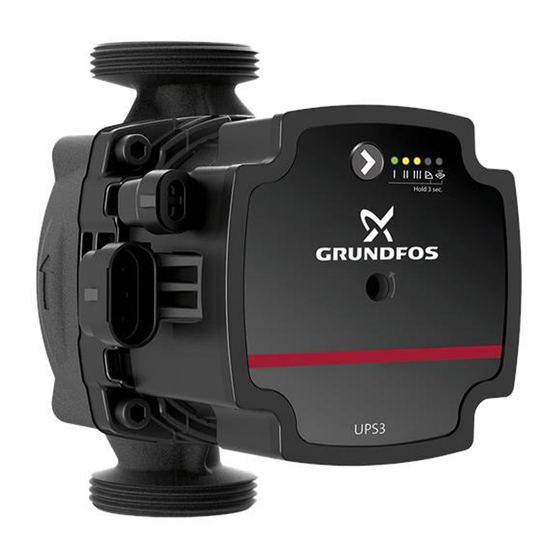 Grundfos UPS3 Bedienungsanleitung
