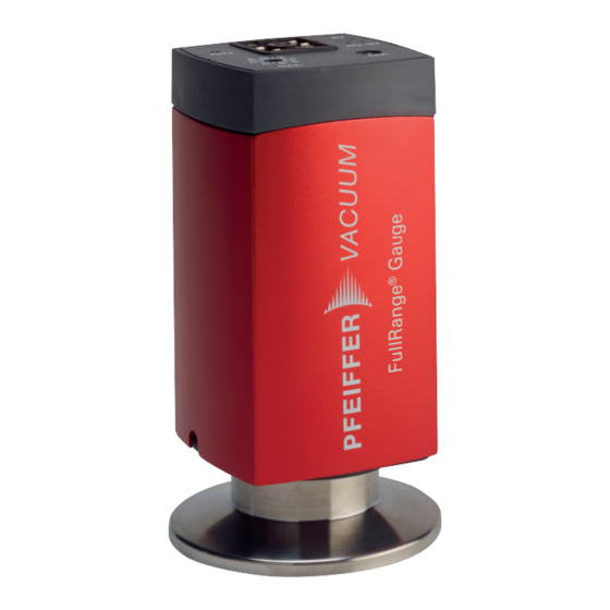 Pfeiffer Vacuum PKR 36X Betriebsanleitung