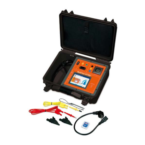 HT Instruments MultiTest HT700+ Bedienungsanleitung
