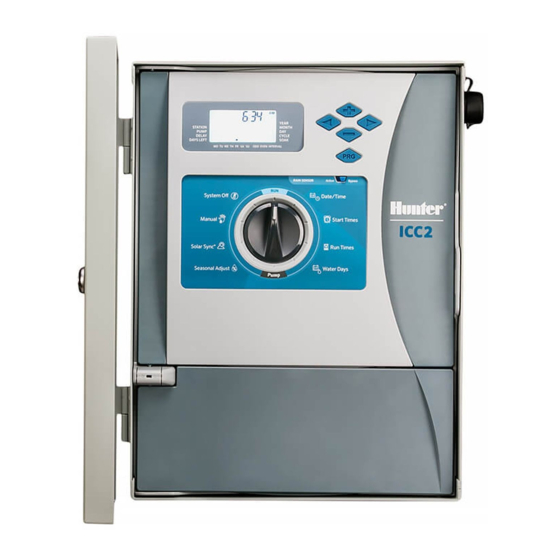 Hunter ICC2 Programmieranweisungen