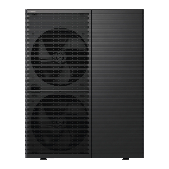 Panasonic AQUAREA WH-WXG09ME8 Installationshandbuch
