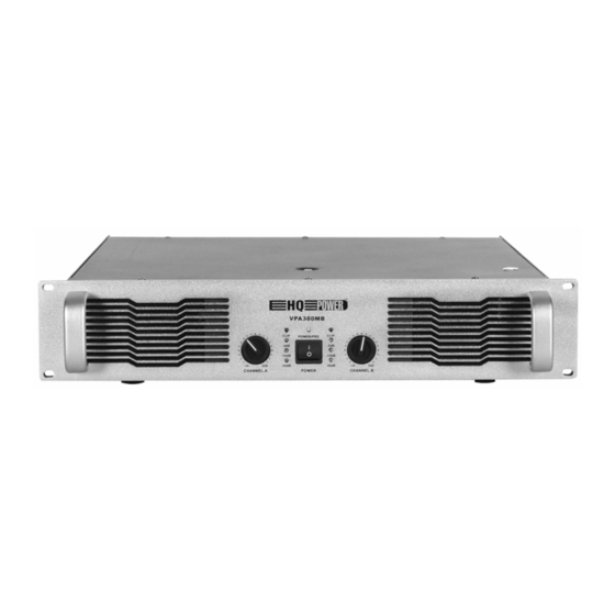 HQ Power VPA800MB Bedienungsanleitung