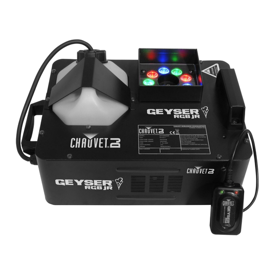 Chauvet DJ GEYSER RGB JR Kurzanleitung