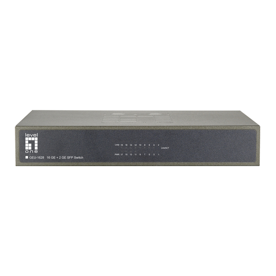 LevelOne GEU-1628 Schnellinstallationsanleitung