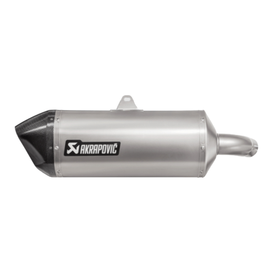 Akrapovic Slip-On Einbauanleitung