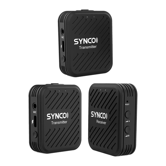 Synco G1 Benutzerhandbuch