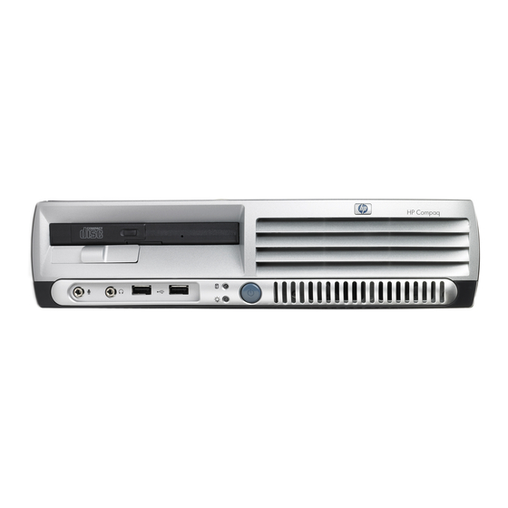 HP Compaq dc7600 Ultra-Slim Desktop Referenzhandbuch