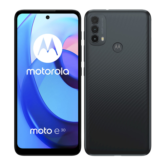 Motorola Moto E30 Benutzerhandbuch