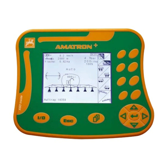 Amazone Amatron + Betriebsanleitung