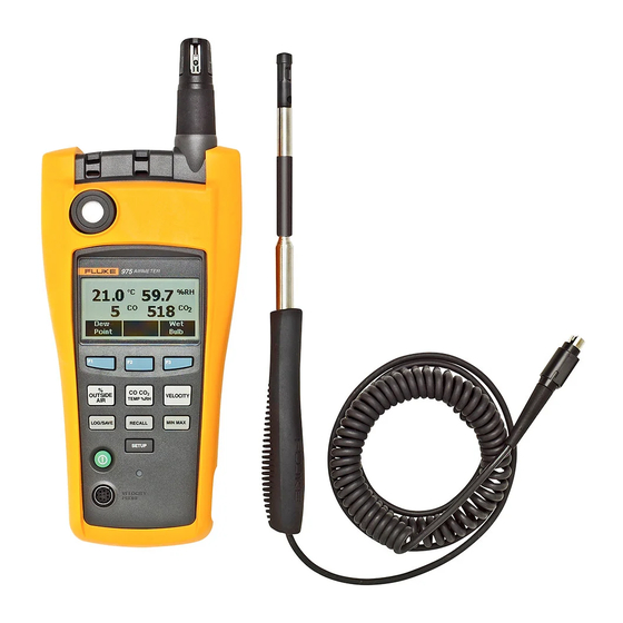 Fluke 975 AirMeter Bedienungshandbuch