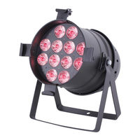 Varytec LED PAR 64 floor 12x8W RGBWAUV inkl Bedienungsanleitung