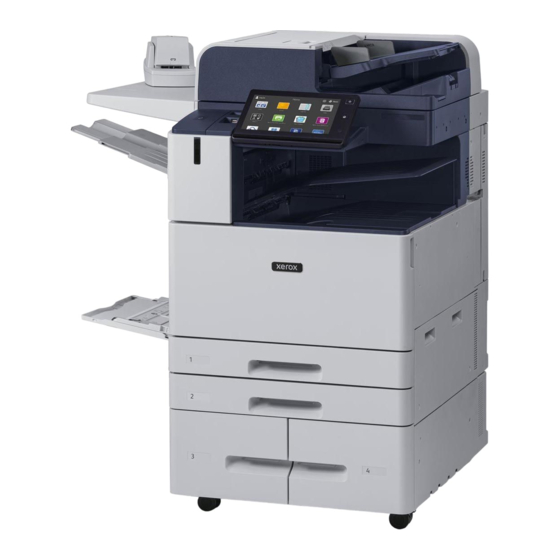 Xerox AltaLink B8145 Erste Schritte