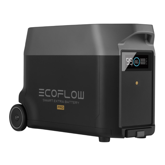 EcoFlow DELTA Pro Smart Extra Battery Benutzerhandbuch