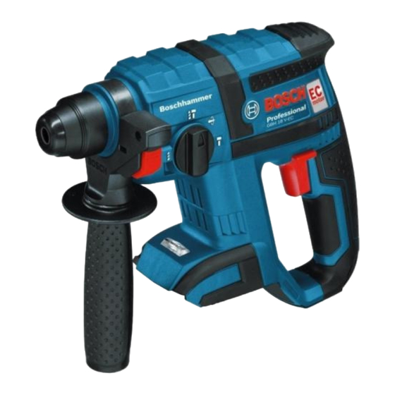 Bosch GBH 18 V-EC Originalbetriebsanleitung