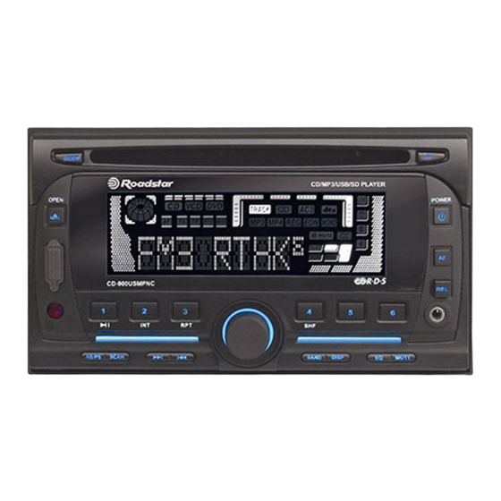 Roadstar CD-900USMPNC Handbücher