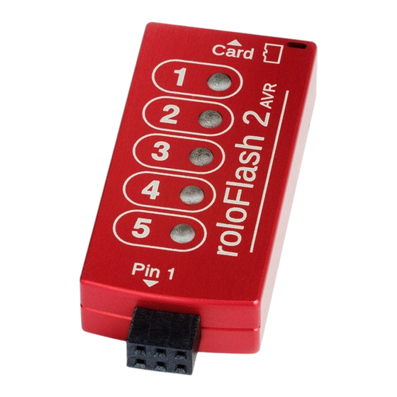 halec roloFlash 2 AVR Handbuch