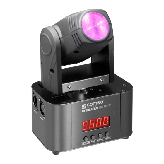 Cameo HYDRABEAM 100 Bedienungsanleitung