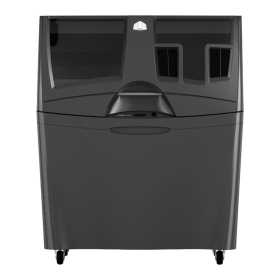 3D Systems ProJet 60 Serie Bedienungsanleitung