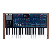Korg multi/poly Bedienungsanleitung