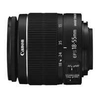 Canon EF-S18-55mm f/3.5-5.6 IS II Bedienungsanleitung
