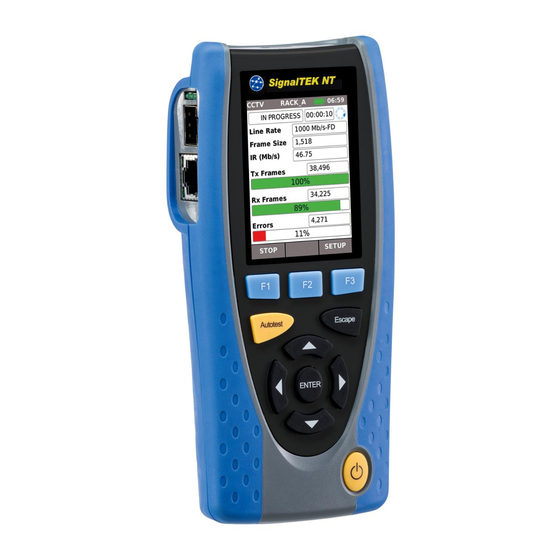 IDEAL NETWORKS SignalTEK NT Handbuch