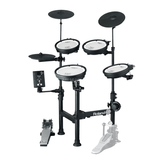 Roland V-Drums Portable TD-1KPX Bedienungsanleitung