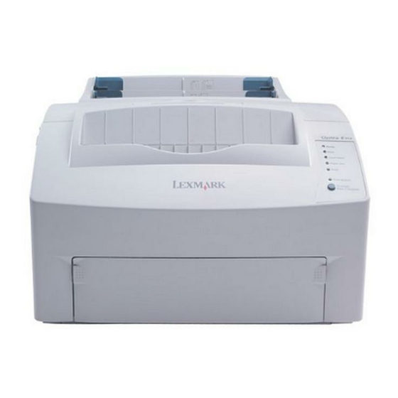 Lexmark Optra E312/L Bedienungsanleitung