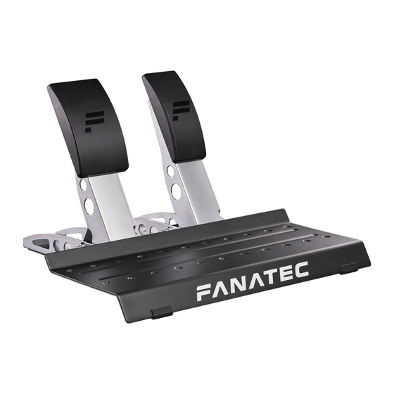 FANATEC CSL Pedals Kurzanleitung