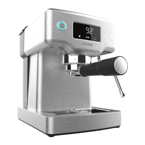 cecotec Cumbia POWER EXPRESSO 20 BARISTA COMPACT Bedienungsanleitung