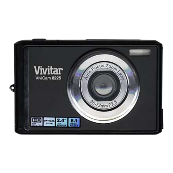 Vivitar ViviCam 8225 Handbuch