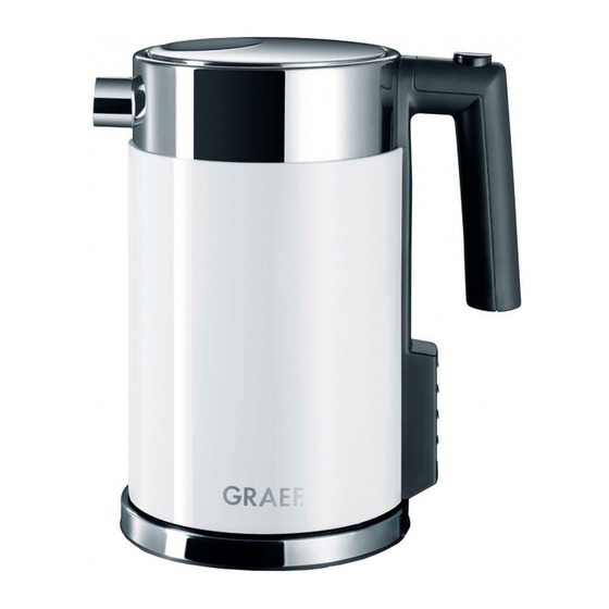 Graef WK 70 Serie Bedienungsanleitung