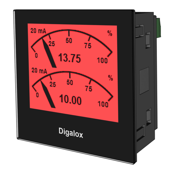 TDE Instruments Digalox DPM72-MPPA Bedienungsanleitung