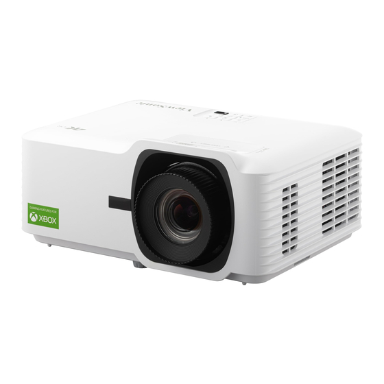 ViewSonic LX700-4K RGB-Serie Schnellstart Handbuch